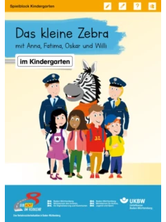 Zebra-Spielblock Kindergarten