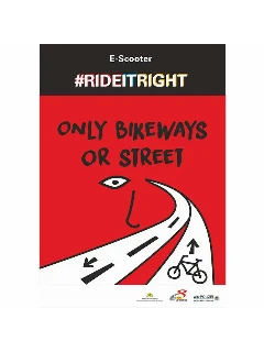 E-Scooter #RIDEITRIGHT – Plakatserie